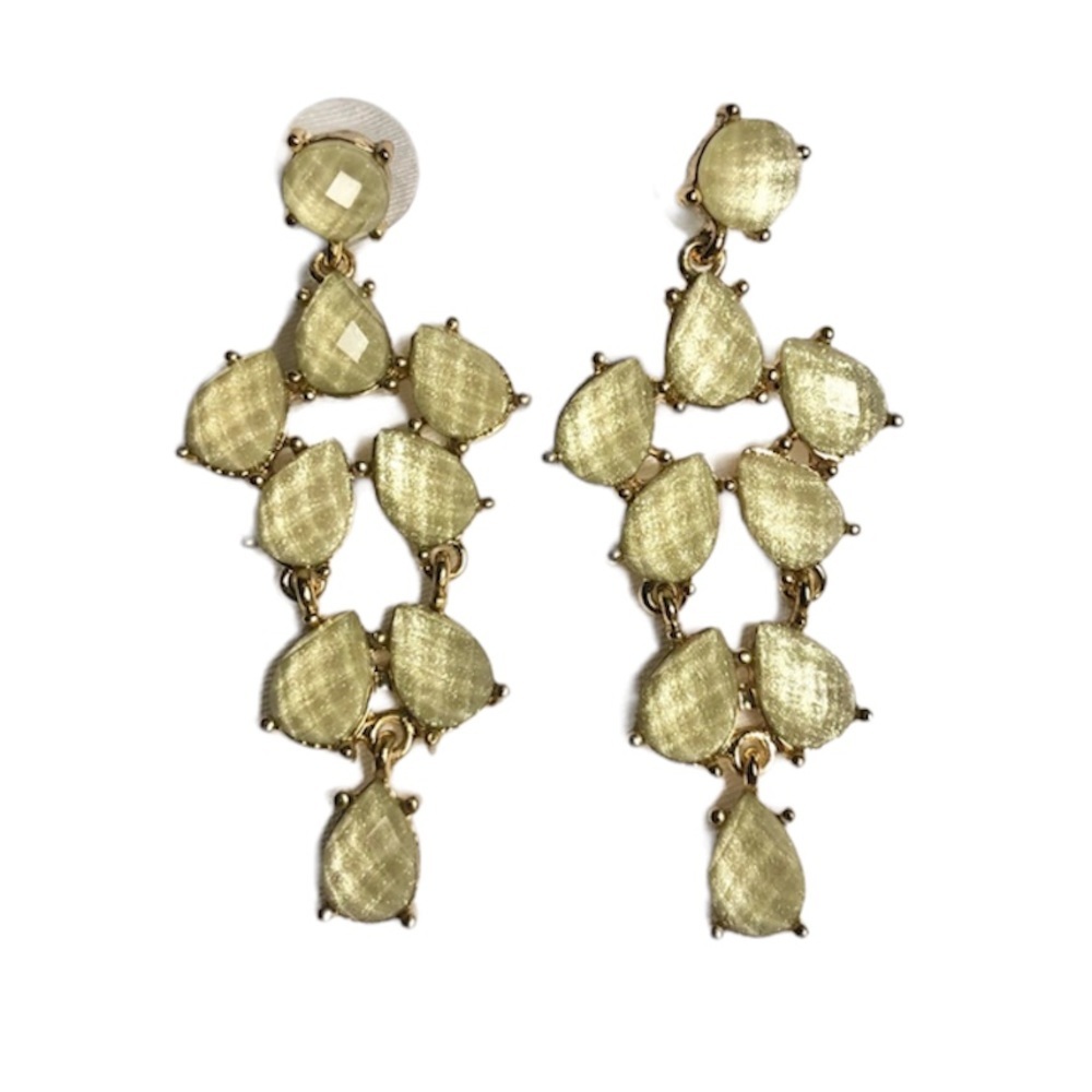 Light green earrings